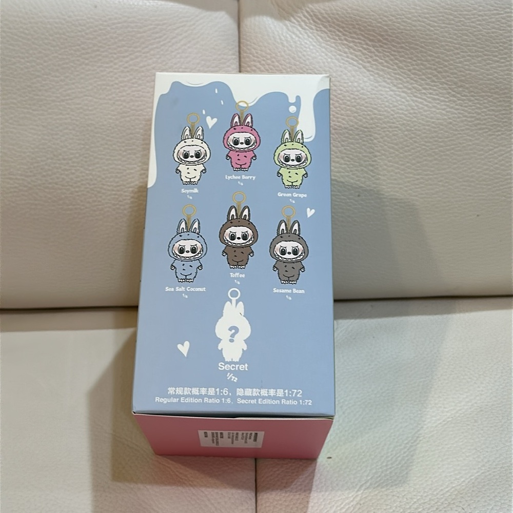 NIB Labubu Exciting Macaron - SESAME BEAN - Vinyl Plush Pendant POP MART - Picture 8 of 13